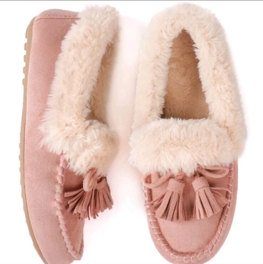 Pink Moccasins